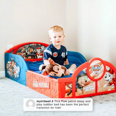 Nick Jr. PAW Patrol Plastic Sleep and Play Toddler Bed