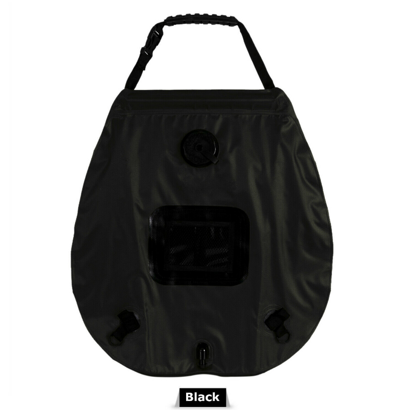 20L Water Bags Outdoor Camping Solar Heat Shower Bag Portable Compact Heated