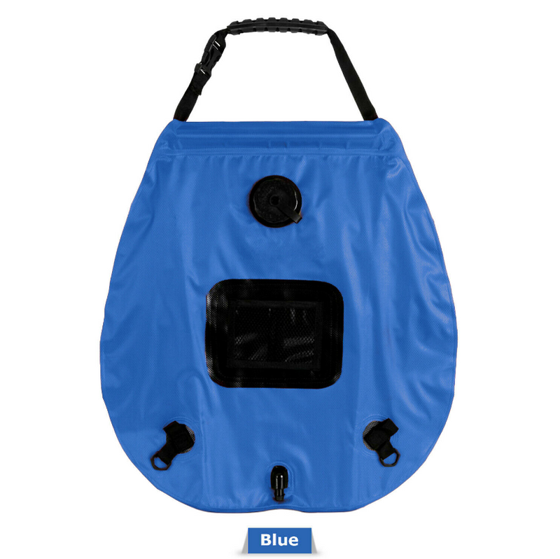 20L Water Bags Outdoor Camping Solar Heat Shower Bag Portable Compact Heated