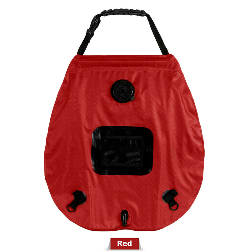 20L Water Bags Outdoor Camping Solar Heat Shower Bag Portable Compact Heated