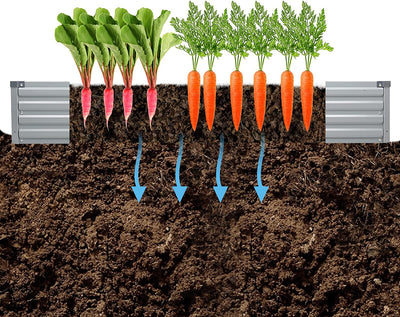 Raised Garden Bed Kit Outdoor Large Rectangular Planter Box