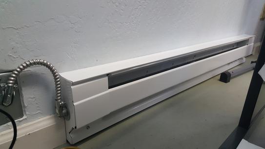 Electric Baseboard Heater, 48" Mounted Baseboard Room Heater 240/208V