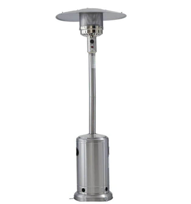Outdoor Patio Heater, Propane Gas Heater Stainless Steel 48,000 BTU