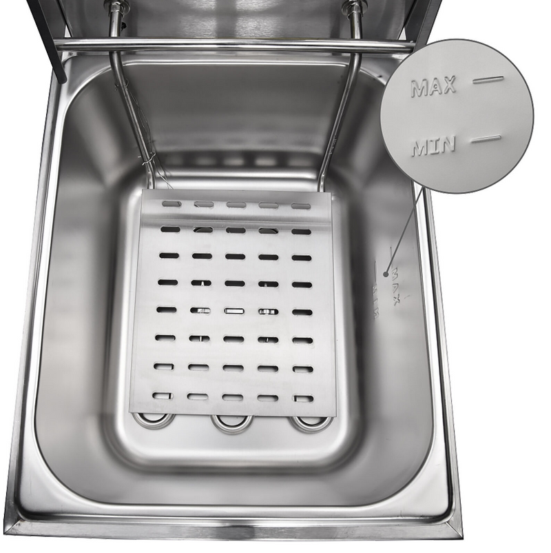 Electric Deep Fryer Commercial Kitchen Countertop Frying Basket