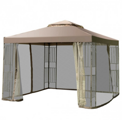10x10 Ft Awning Patio Canopy Gazebo Tent Screw-free Structure