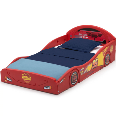 Disney Pixar Cars Lightning McQueen Plastic Sleep and Play Toddler Bed