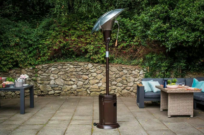 Patio Propane Heater, Portable Outdoor Heater Slate Heat-Focusing 38,200 BTU
