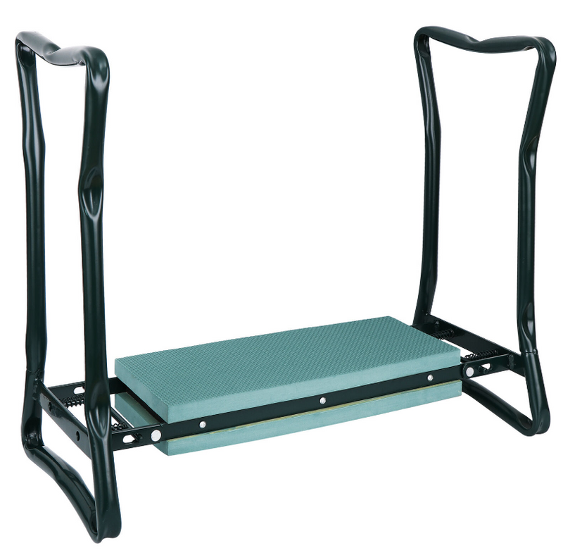 Folding Garden Kneeler and Seat Kneeling Bench Soft Eva Pad Seat With Stool Pouch