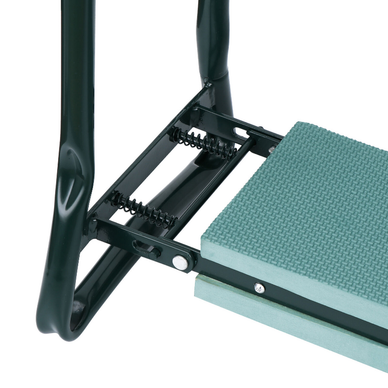Folding Garden Kneeler and Seat Kneeling Bench Soft Eva Pad Seat With Stool Pouch
