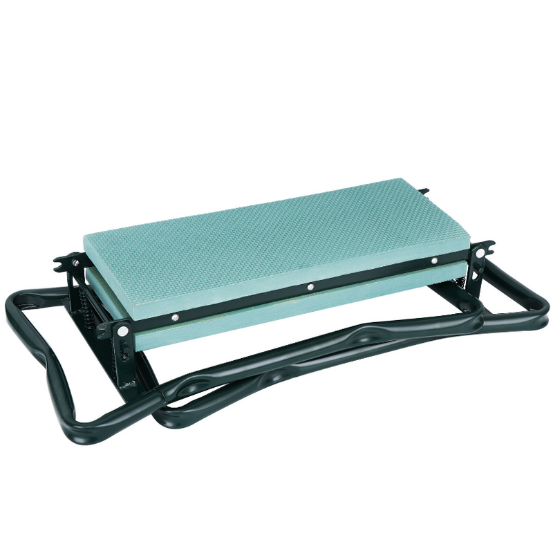 Folding Garden Kneeler and Seat Kneeling Bench Soft Eva Pad Seat With Stool Pouch