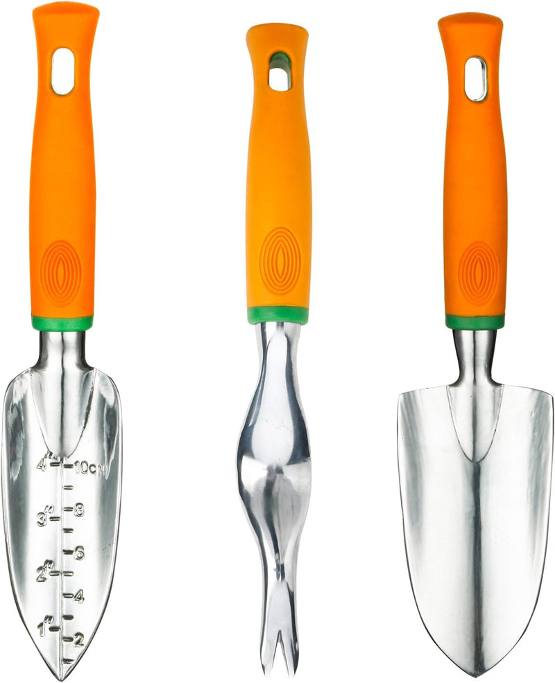 12Pcs Garden Tool Set, Gardening Tools Kit with Canvas Apron & Storage Pocket