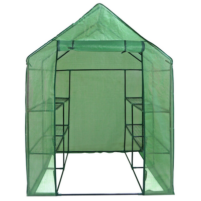 8 Shelves 3 Tiers Greenhouse Portable Mini Walk In Outdoor Planter House