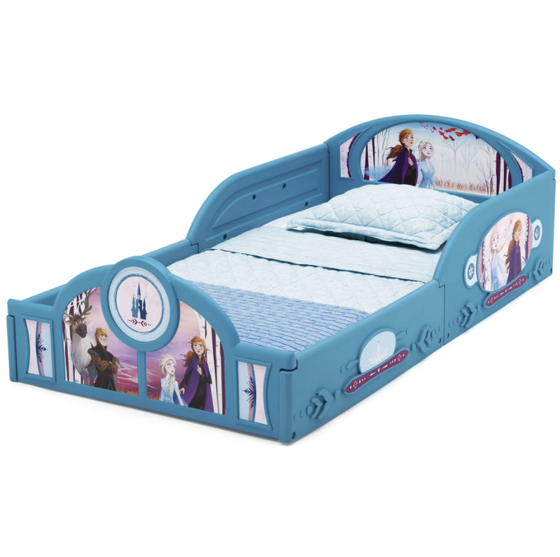 Disney Frozen II Plastic Sleep and Play Toddler Bed