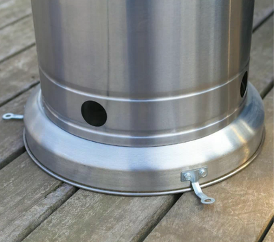 Outdoor Patio Heater, Propane Gas Heater Stainless Steel 48,000 BTU