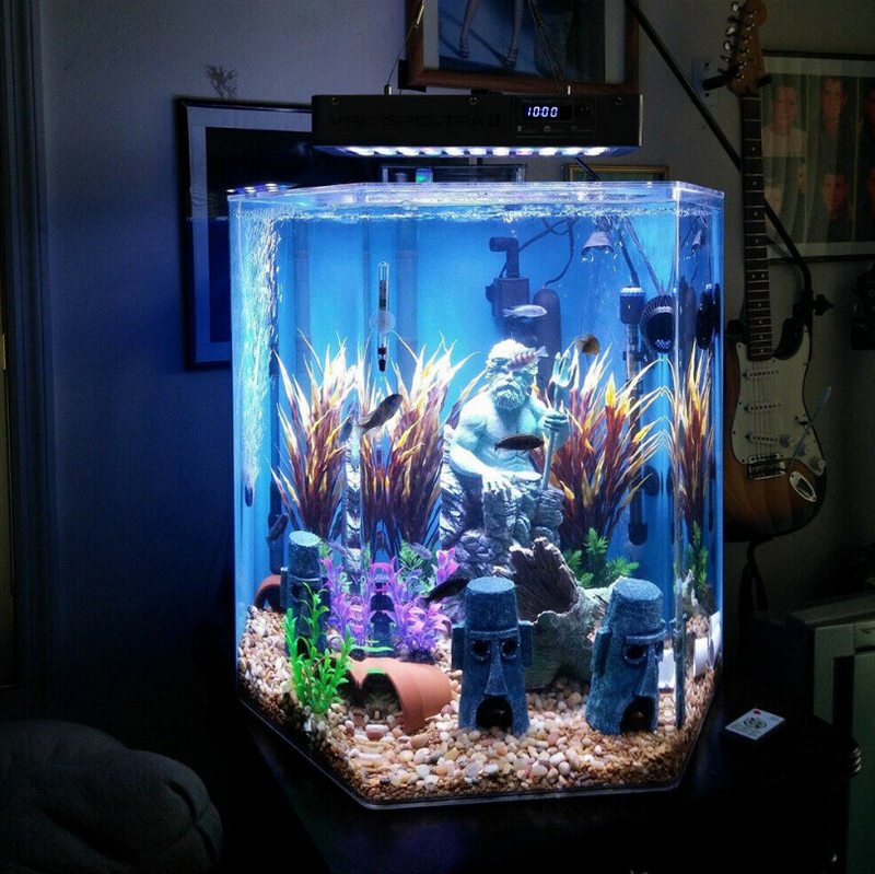 165W LED Aquarium Light with Timer Control Fish Tank Lights