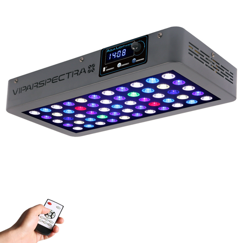 165W LED Aquarium Light with Timer Control Fish Tank Lights
