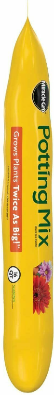 Miracle-Gro Garden Potting Mix for Plants 16 Quart Bag
