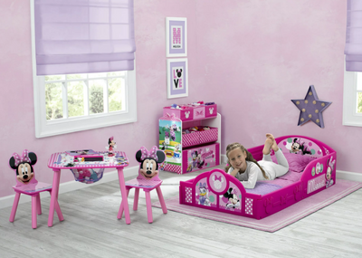 Disney Minnie Mouse Plastic Sleep and Play Toddler Bed