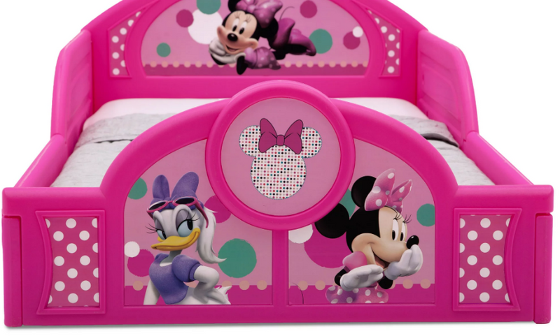 Disney Minnie Mouse Plastic Sleep and Play Toddler Bed