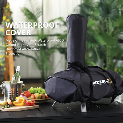 Outdoor Pizza Oven Wood Fired Portable Wood Pellet Stainless Steel Pizza Oven with 13" Pizza Stone