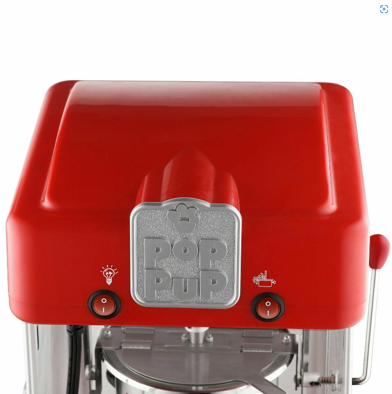 Countertop Popcorn Machine Retro Style Electric Popcorn Popper Maker