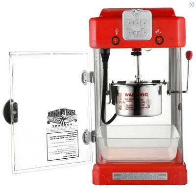Countertop Popcorn Machine Retro Style Electric Popcorn Popper Maker