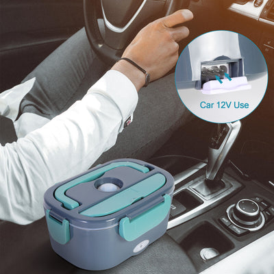 110V Electric Heating Lunch Box Portable Food Warmer Container