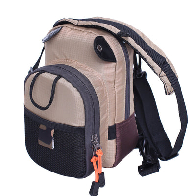 Tackle Bag Chest Bag Outdoor Sports Waist Bag Pack for Fly Fishing