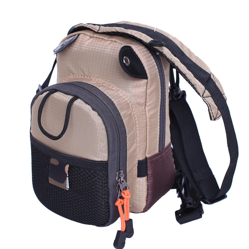 Tackle Bag Chest Bag Outdoor Sports Waist Bag Pack for Fly Fishing