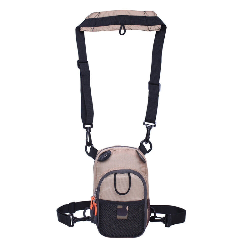 Tackle Bag Chest Bag Outdoor Sports Waist Bag Pack for Fly Fishing