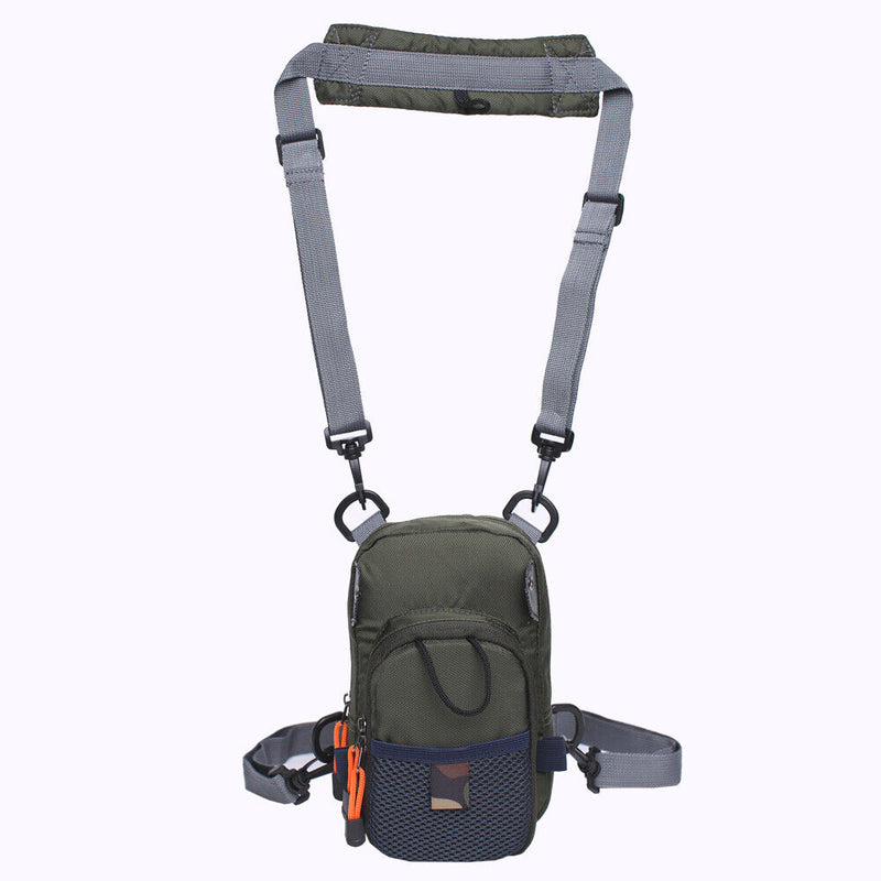 Tackle Bag Chest Bag Outdoor Sports Waist Bag Pack for Fly Fishing