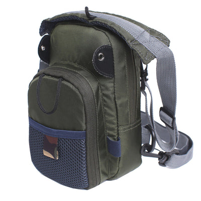 Tackle Bag Chest Bag Outdoor Sports Waist Bag Pack for Fly Fishing