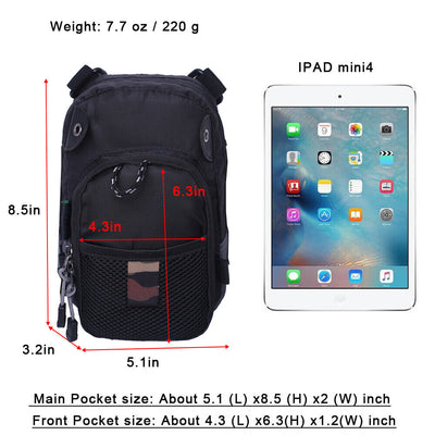 Tackle Bag Chest Bag Outdoor Sports Waist Bag Pack for Fly Fishing