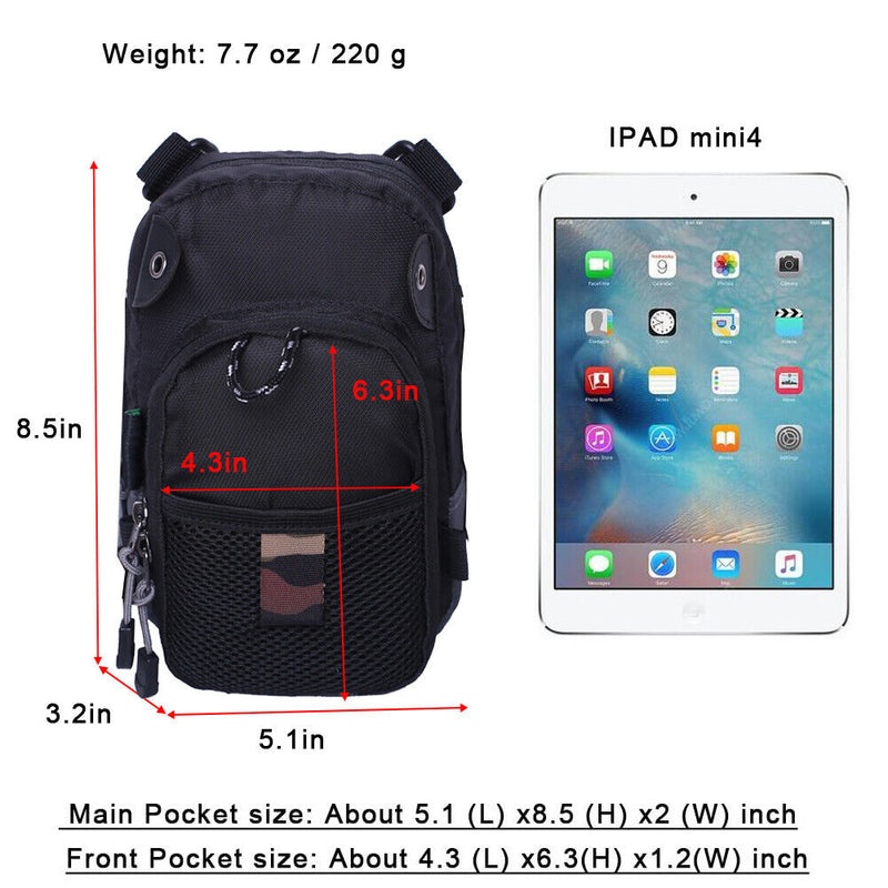 Tackle Bag Chest Bag Outdoor Sports Waist Bag Pack for Fly Fishing
