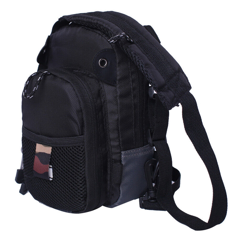 Tackle Bag Chest Bag Outdoor Sports Waist Bag Pack for Fly Fishing