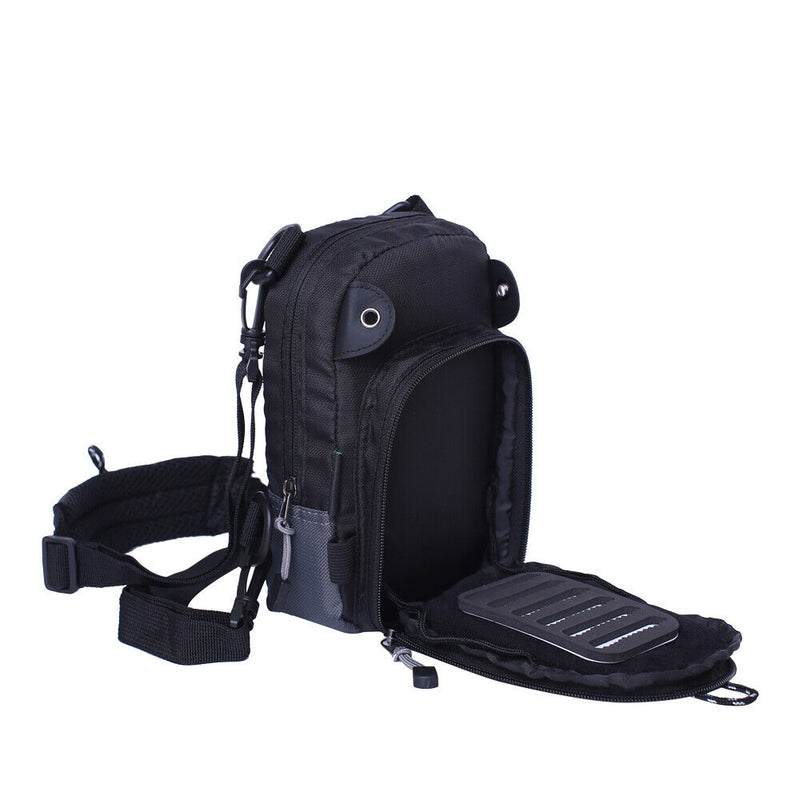Tackle Bag Chest Bag Outdoor Sports Waist Bag Pack for Fly Fishing