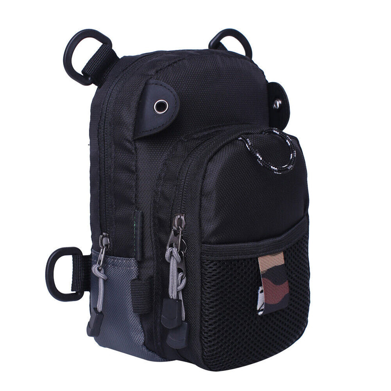 Tackle Bag Chest Bag Outdoor Sports Waist Bag Pack for Fly Fishing