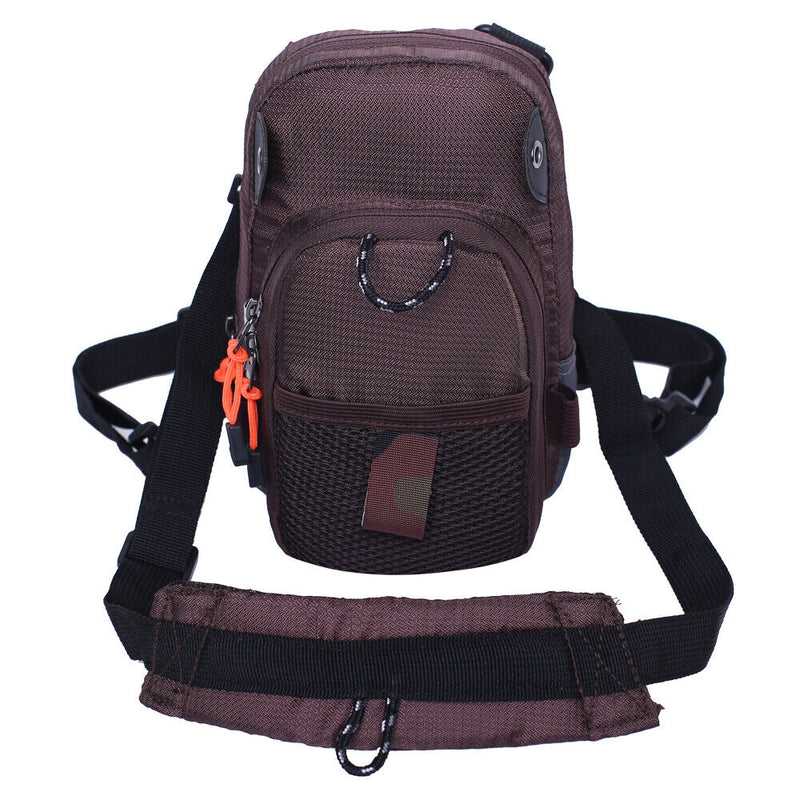 Tackle Bag Chest Bag Outdoor Sports Waist Bag Pack for Fly Fishing