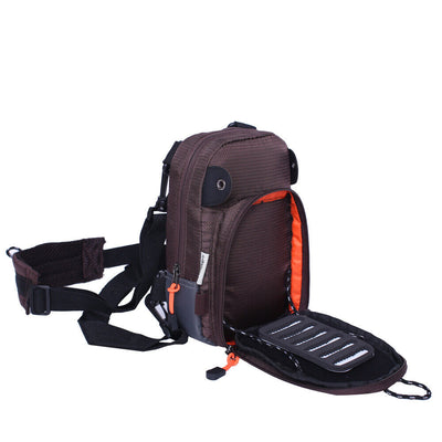 Tackle Bag Chest Bag Outdoor Sports Waist Bag Pack for Fly Fishing