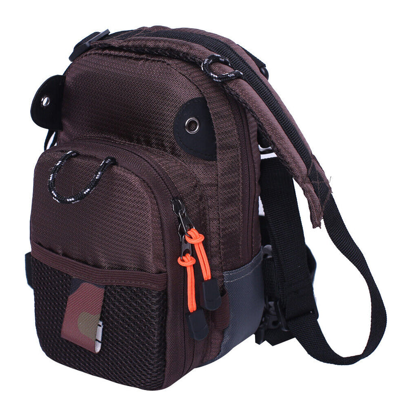 Tackle Bag Chest Bag Outdoor Sports Waist Bag Pack for Fly Fishing