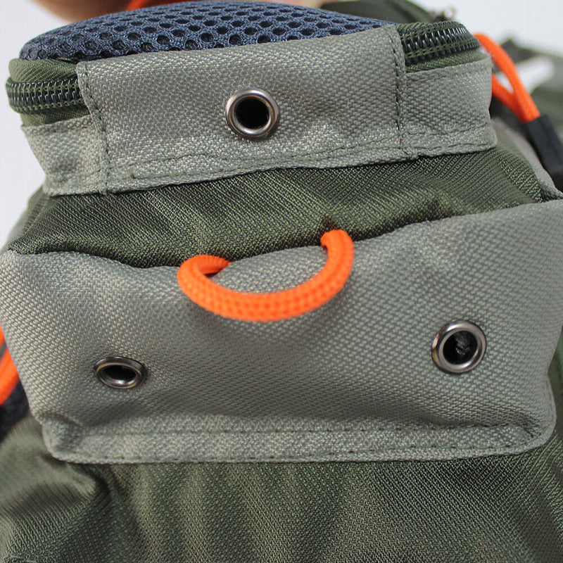 Fly Fishing Vest Pack Adjustable Size Breathable Multi-Pocket Vest