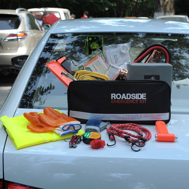 Roadside Assistance Car Emergency Kit, Automotive Car Safety Survival Kit