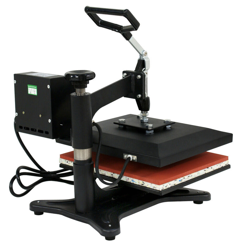 360 Degree T-Shirt Heat Press Sublimation Transfer Machine 12" x 10" Swing Away