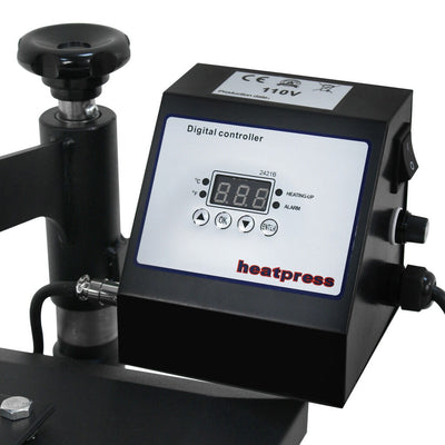 360 Degree T-Shirt Heat Press Sublimation Transfer Machine 12" x 10" Swing Away