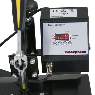 360 Degree T-Shirt Heat Press Sublimation Transfer Machine 12" x 10" Swing Away