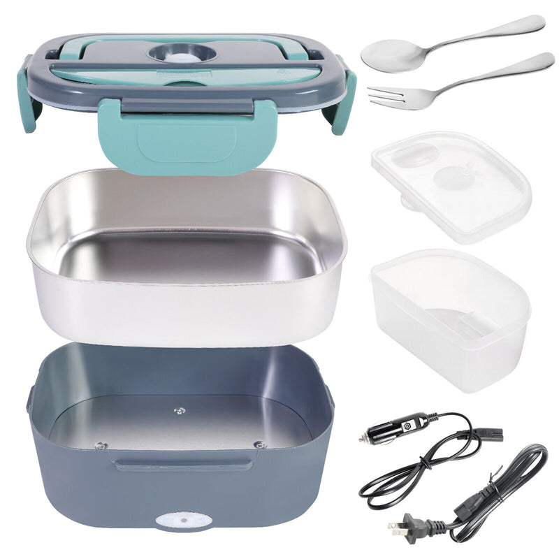 110V Electric Heating Lunch Box Portable Food Warmer Container