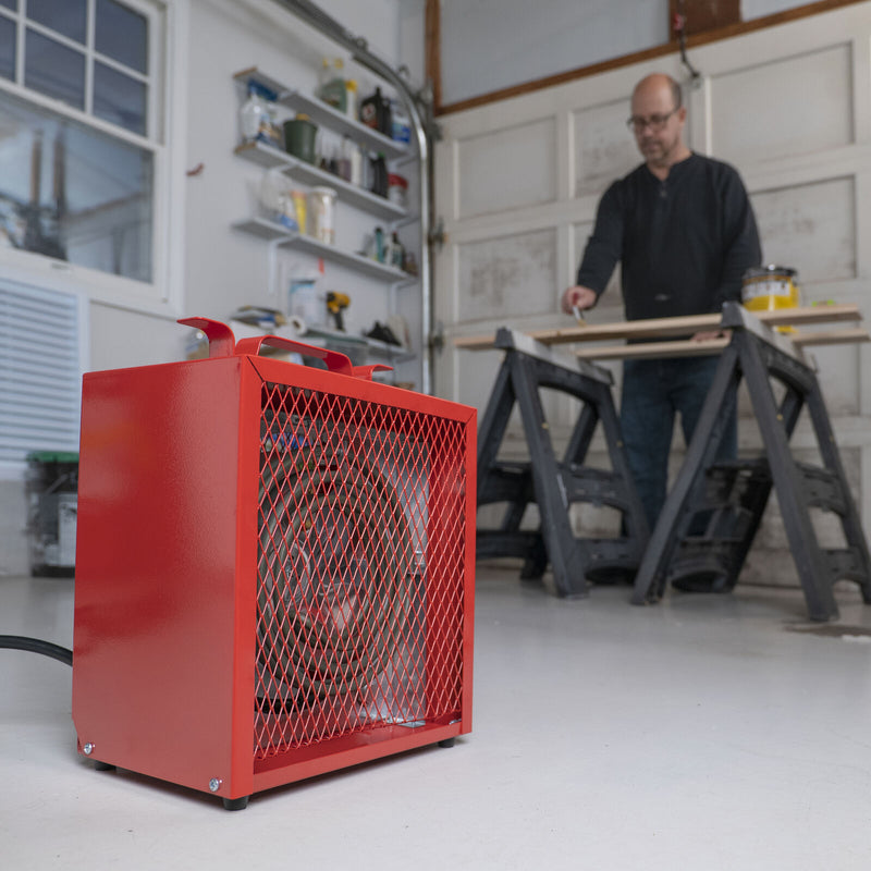 Portable Space Heater, Garage Room Industrial Heater Fan-Forced 4800W