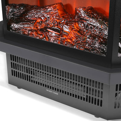 Electric Fireplace Heater, Firebox Stove Heater Flame Freestanding 1500W