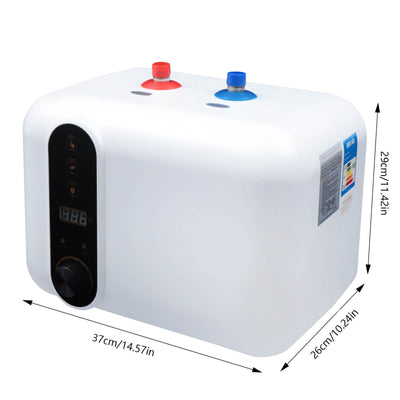 Electric Hot Water Heater Shower Compact Mini Tank Storage Home RV Camper Boat 10L