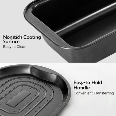 10 Pcs Nonstick Bakeware Set Oven Baking Roasting Cake Pans